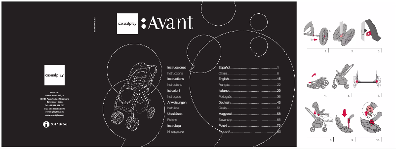 Página 1 del manual Manual de usuario Casualplay Avant