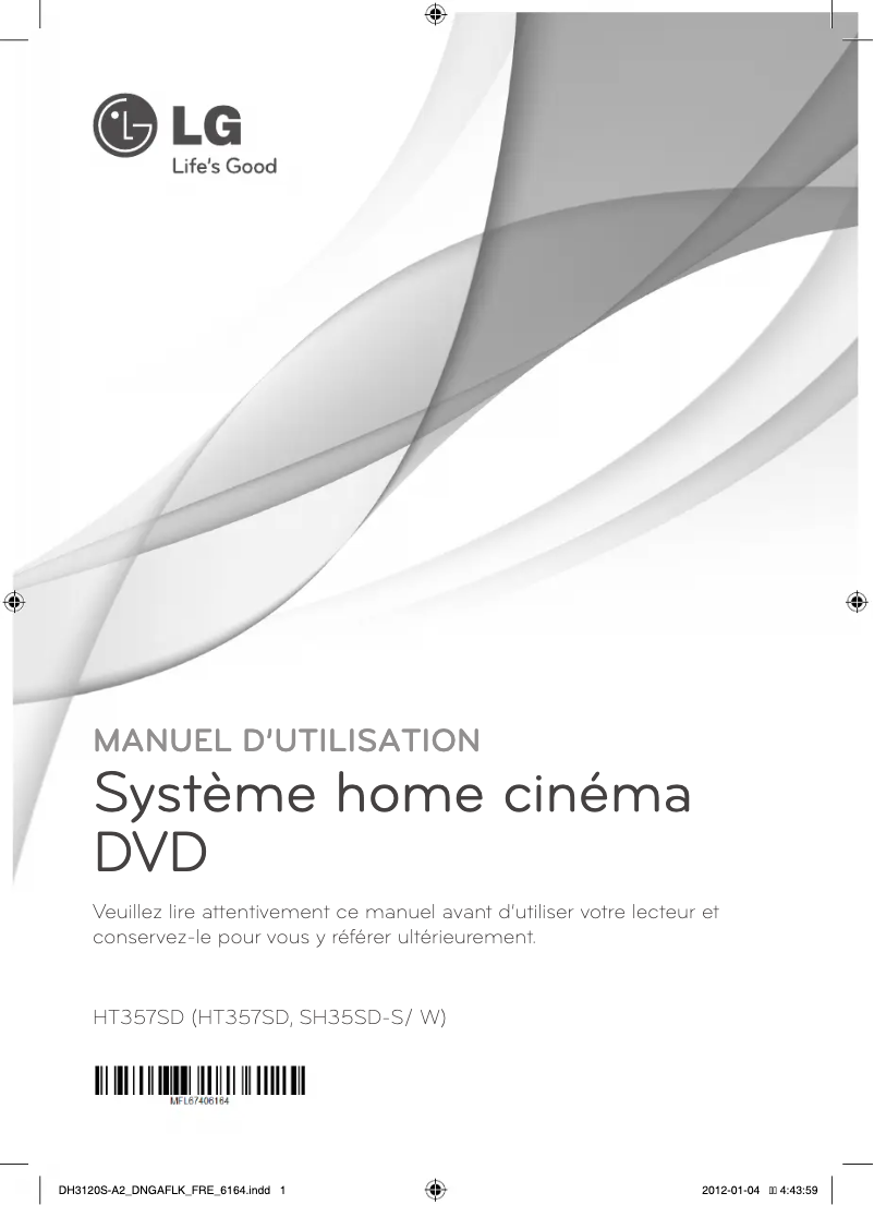 Image de la première page du manuel de l'appareil HT357SD