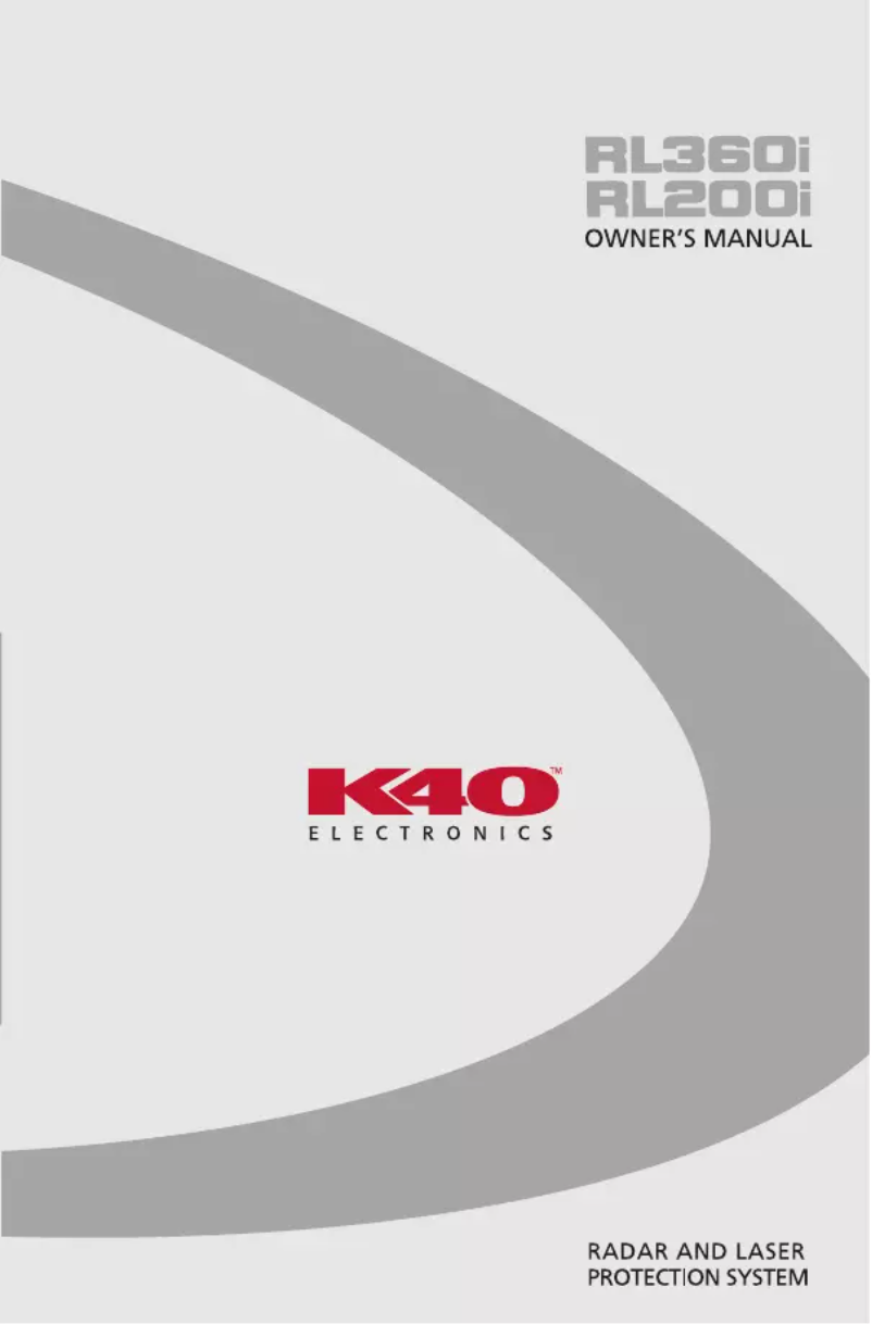 Image de la première page du manuel de l'appareil RL360i