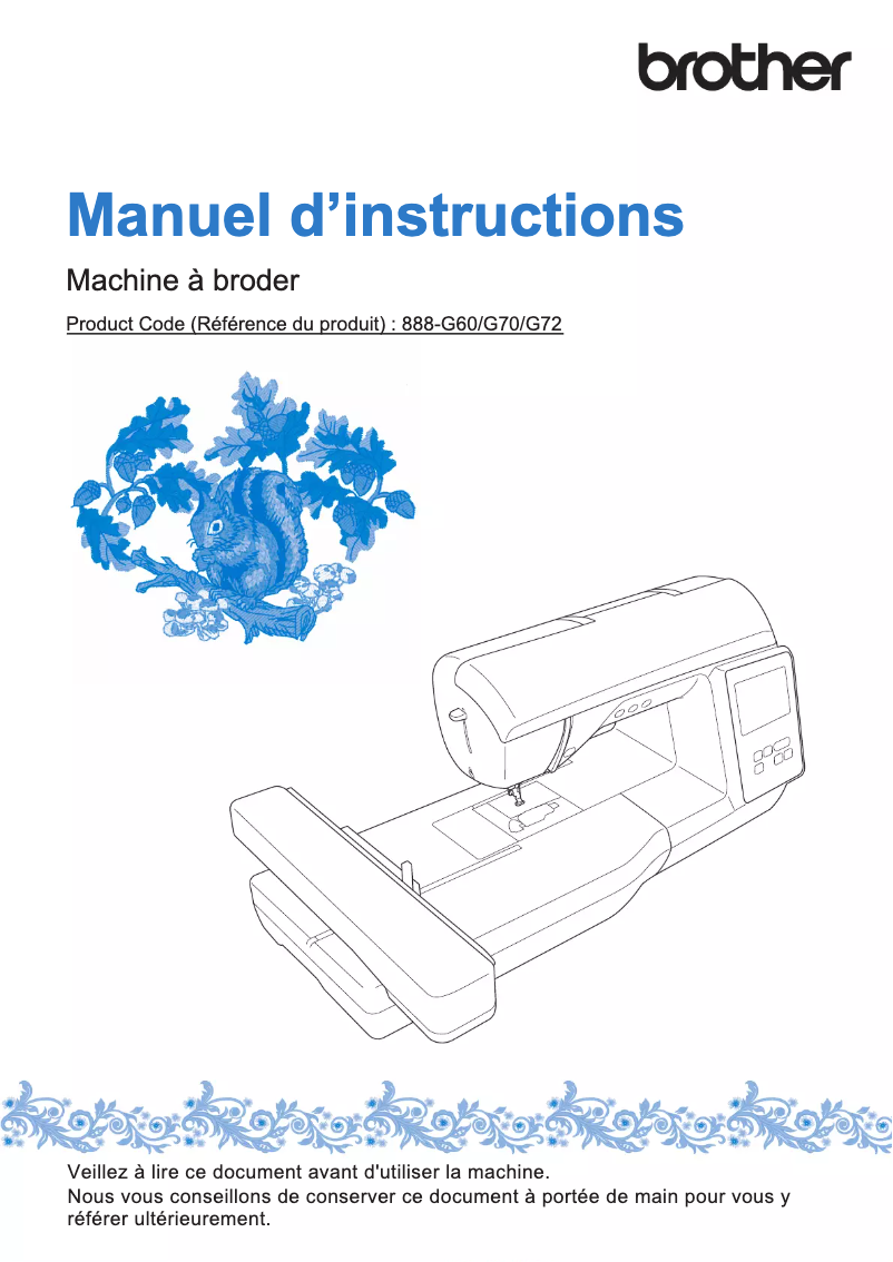Image de la première page du manuel de l'appareil Innov-is NV880E