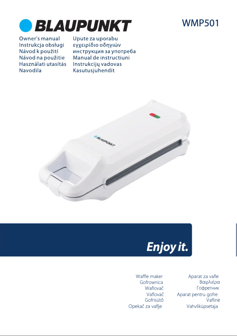 Page n°1 - Manuel utilisateur Blaupunkt WMP501
