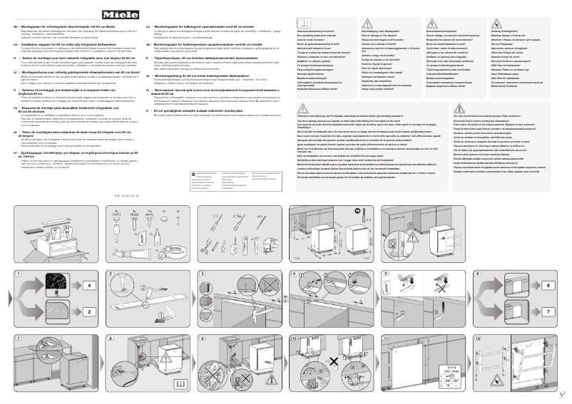 Page n°1 - Manuel utilisateur Miele G 6583 SCVi K2O