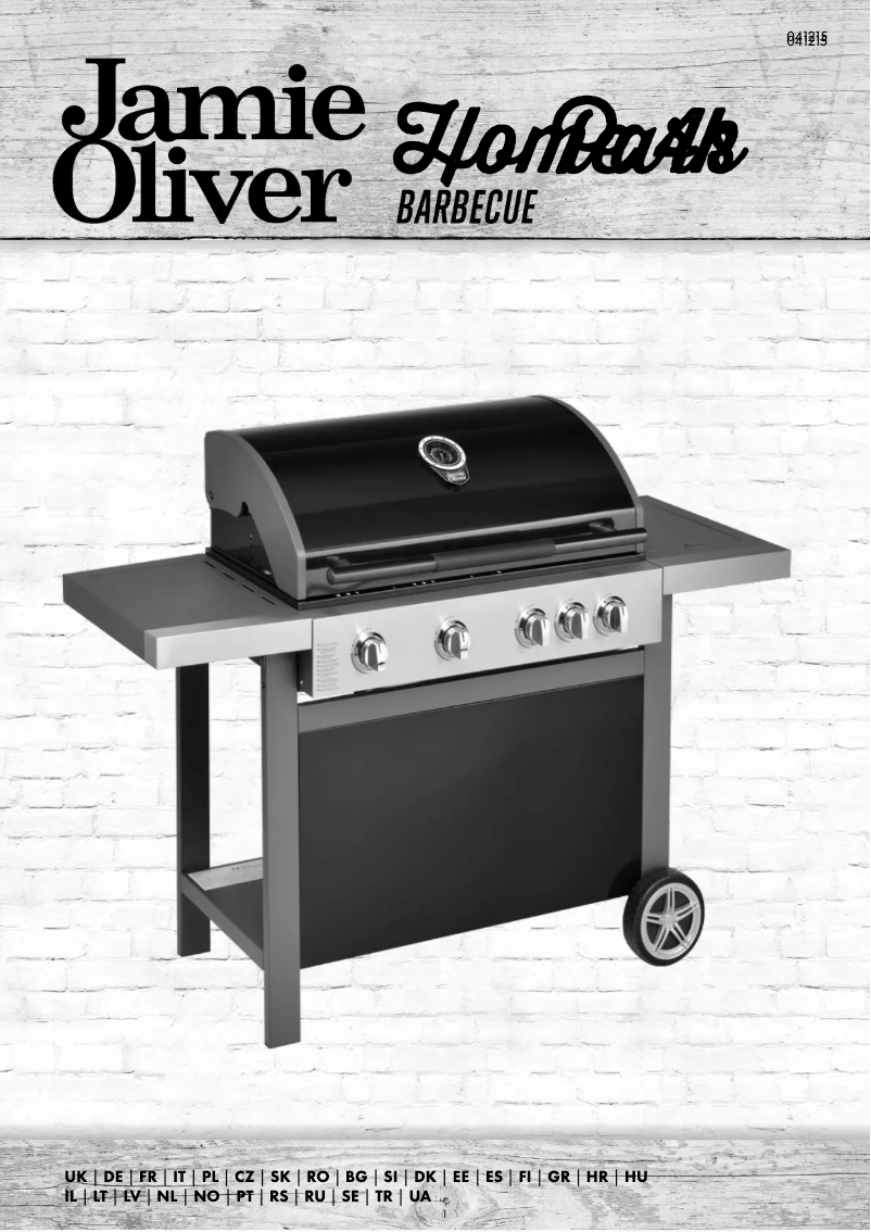 Page 1 de la notice Manuel utilisateur Jamie Oliver Home 4S