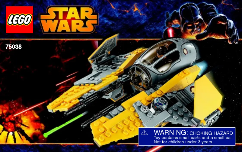 Page 1 de la notice Manuel utilisateur Lego Star Wars 75038