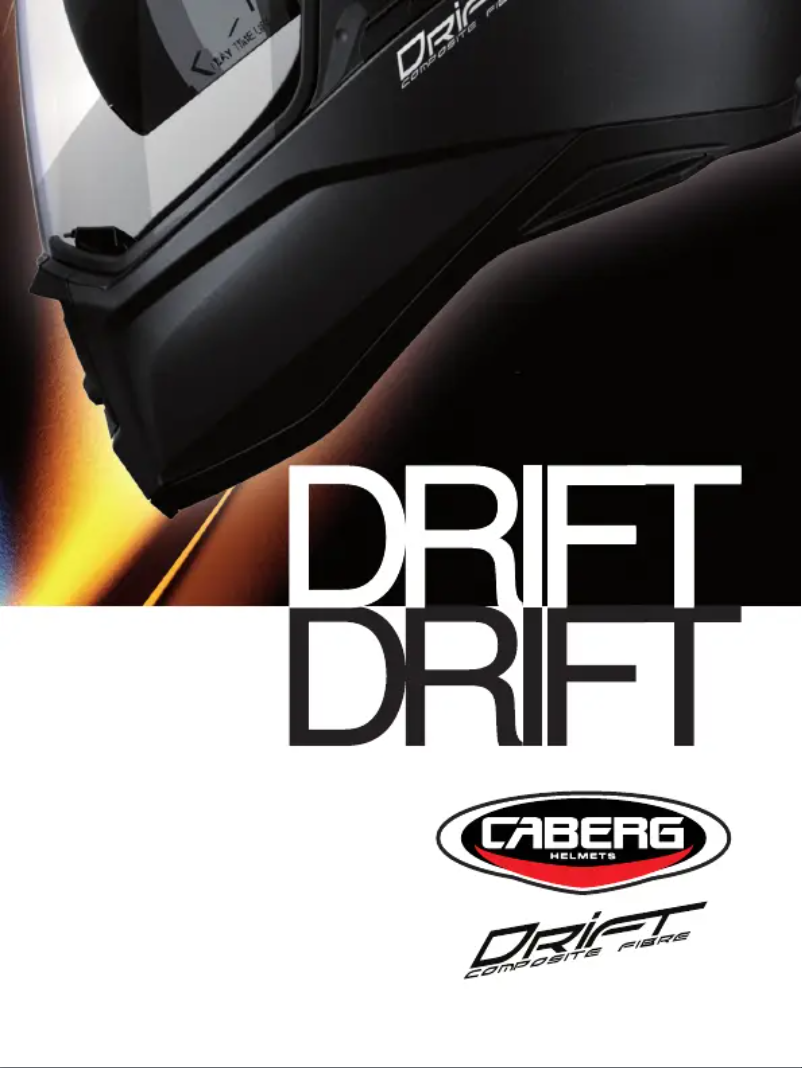 Page 1 de la notice Manuel utilisateur Caberg Drift