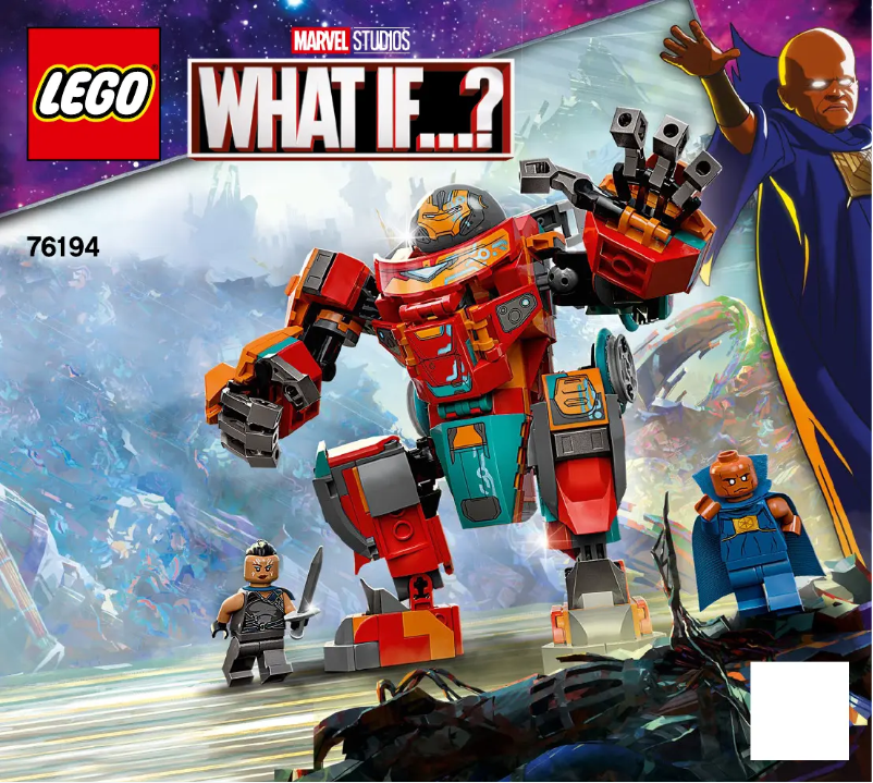 Image de la première page du manuel de l'appareil Marvel Studios 76194