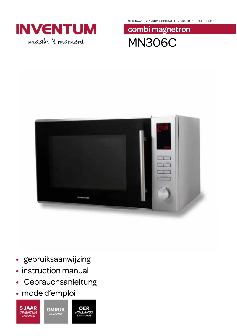 Image de la première page du manuel de l'appareil MN306C