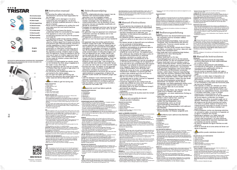 Image de la première page du manuel de l'appareil PD-8811