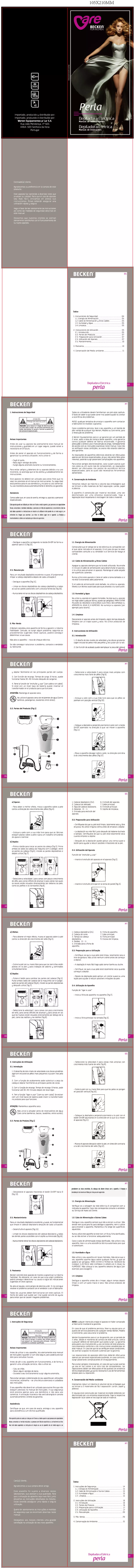 Página 1 del manual Manual de usuario Becken Perla
