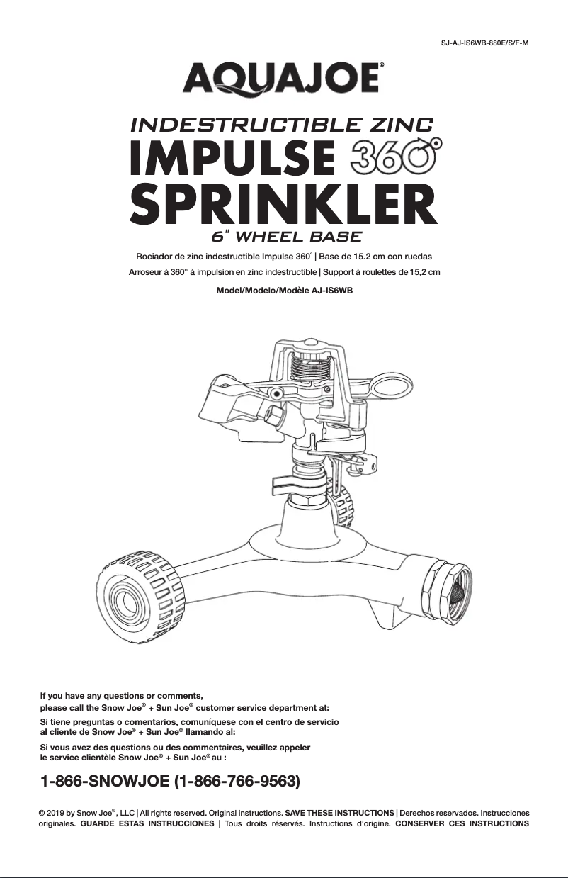 Image de la première page du manuel de l'appareil AJ-IS6WB