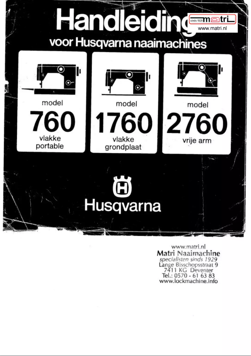 Página 1 del manual Manual de usuario Husqvarna 1760