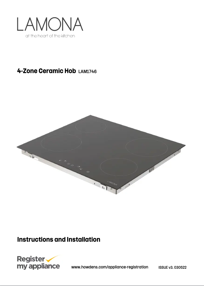 Image de la première page du manuel de l'appareil LAM1746