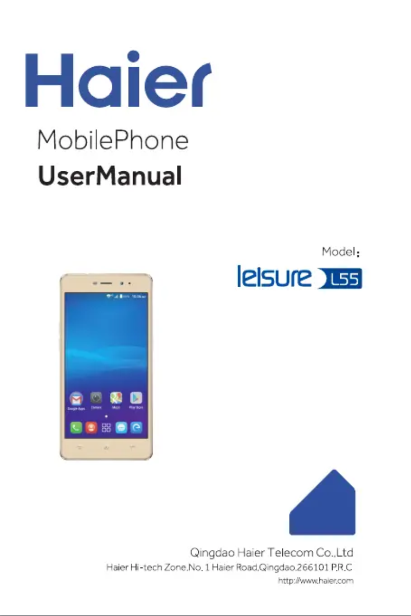 Page n°1 - Manuel utilisateur Haier L55S