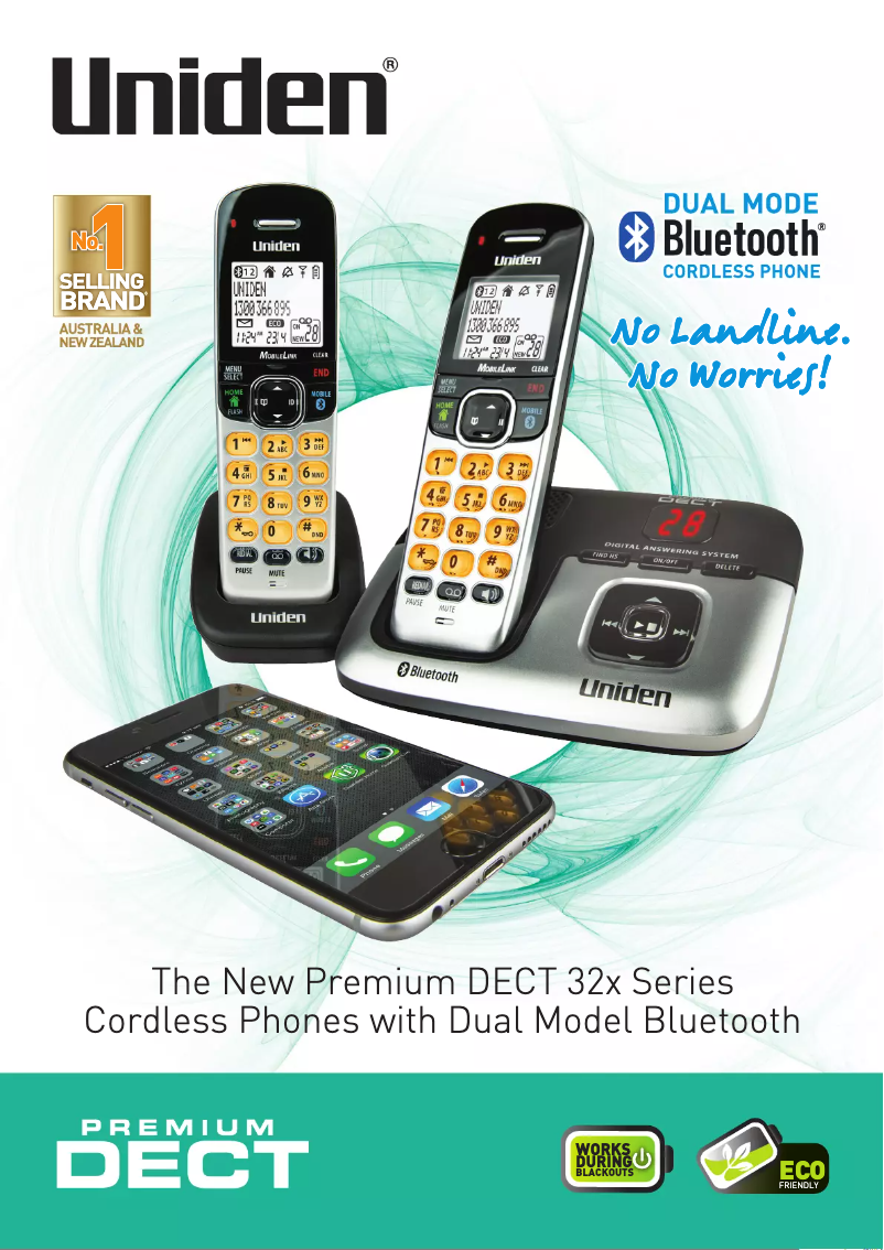 Imagen de la primera página del manual del dispositivo DECT 3216