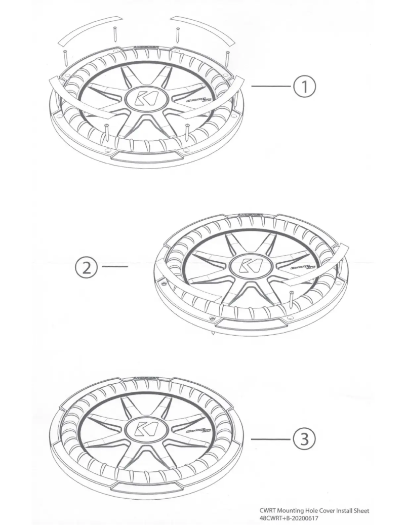 Page 1 de la notice Manuel utilisateur Kicker 48CWRT122