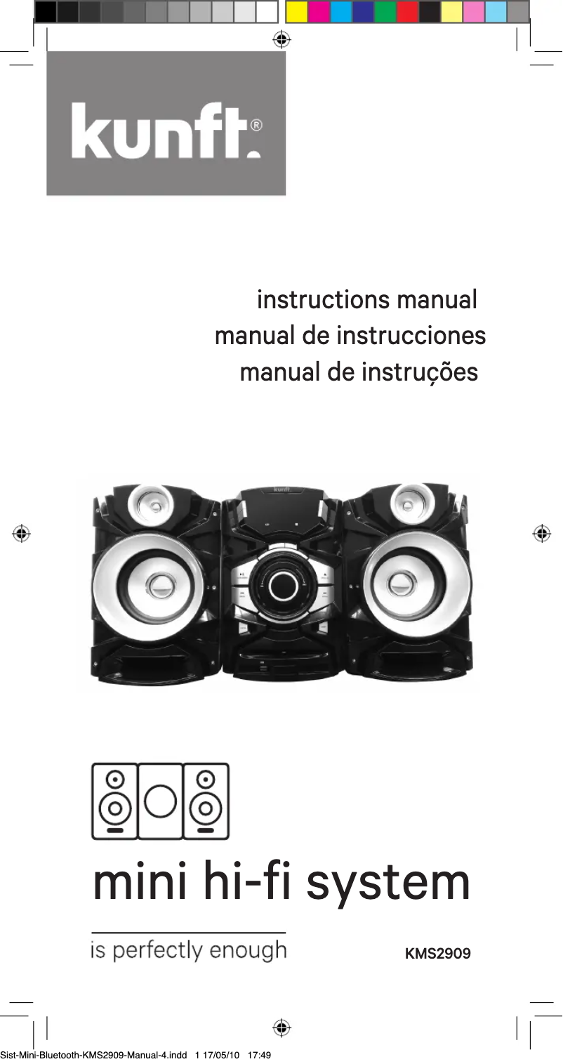 Page 1 de la notice Manuel utilisateur Kunft KMS2909