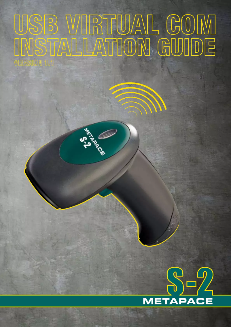 Imagen de la primera página del manual del dispositivo S-2