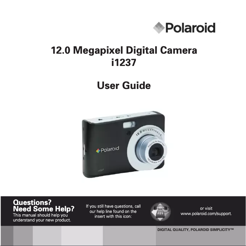 Image de la première page du manuel de l'appareil i1237