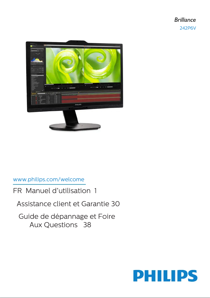 Image de la première page du manuel de l'appareil Brilliance 242P6VPJKEB