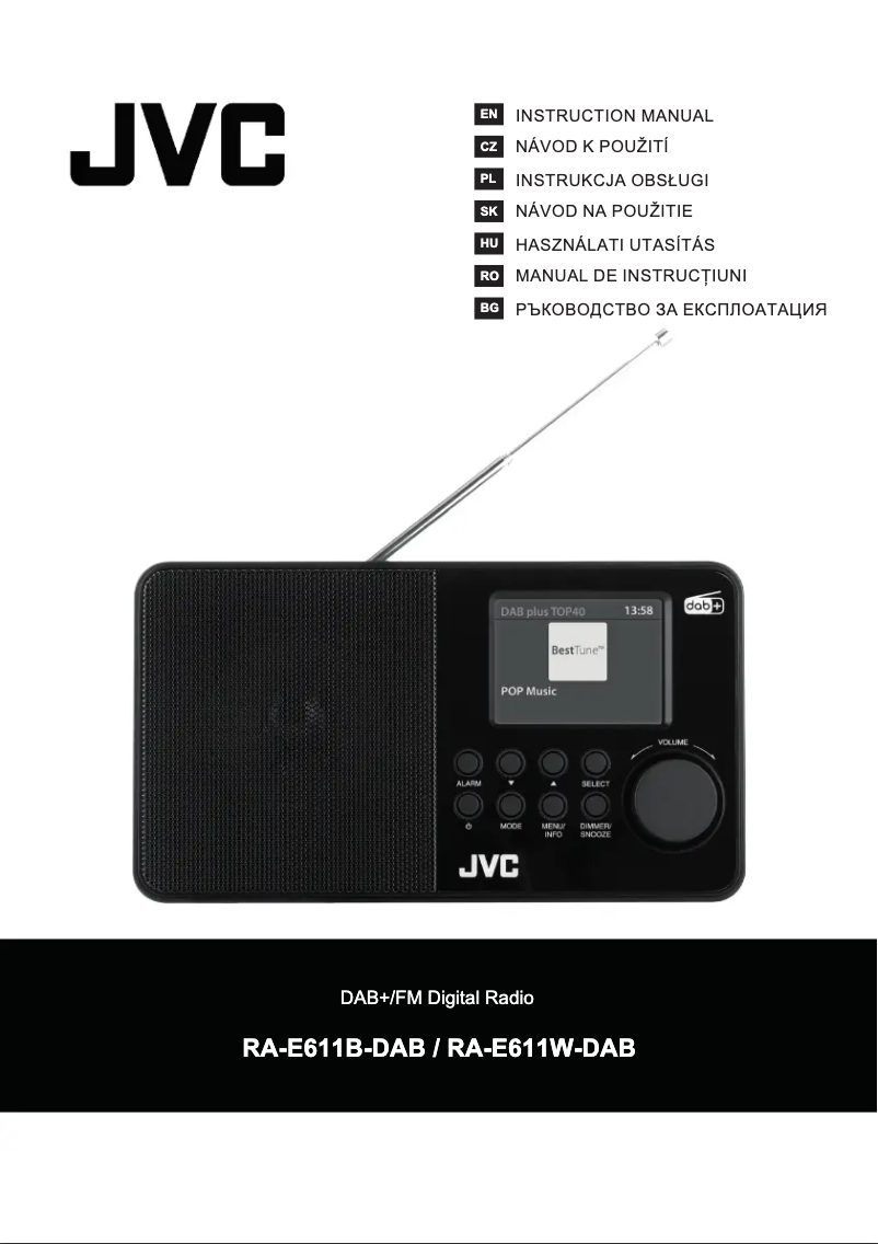 Image de la première page du manuel de l'appareil RA-E611W-DAB