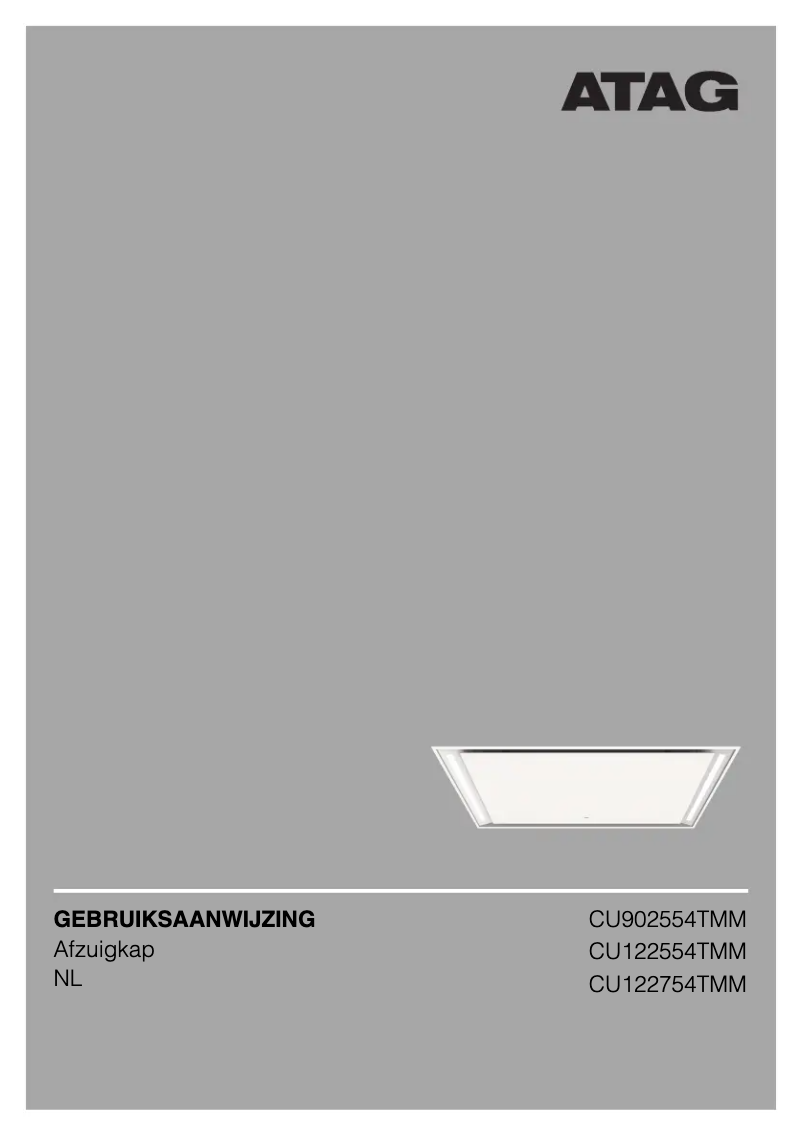 Page n°1 - Manuel utilisateur Atag CU902554TMM