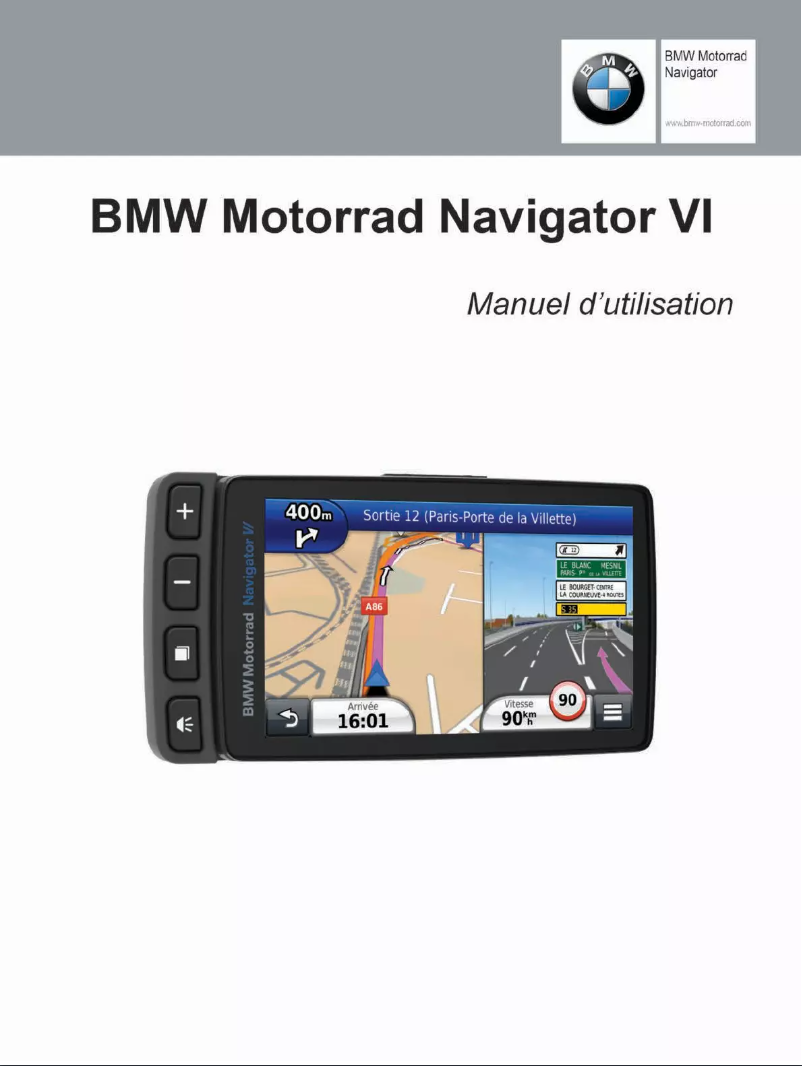 Página 1 del manual Manual de usuario Garmin BMW Motorrad Navigator VI