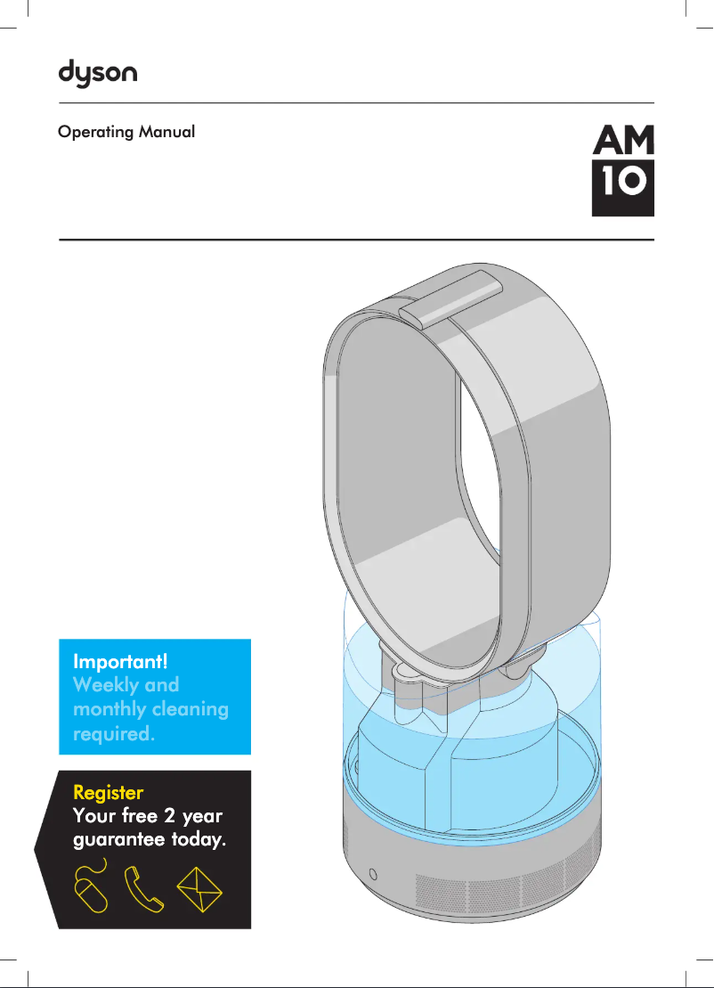 Page 1 de la notice Manuel utilisateur Dyson Purifier Humidify+Cool
