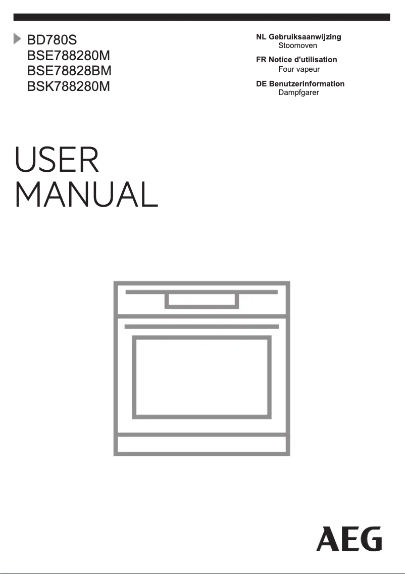 Page 1 de la notice Manuel utilisateur AEG BD780S