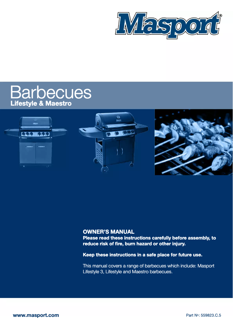 Página 1 del manual Manual de usuario Masport Lifestyle 4