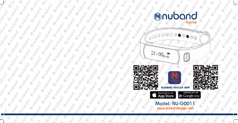 Page n°1 - Manuel utilisateur Nuband Evolve NU-G0011