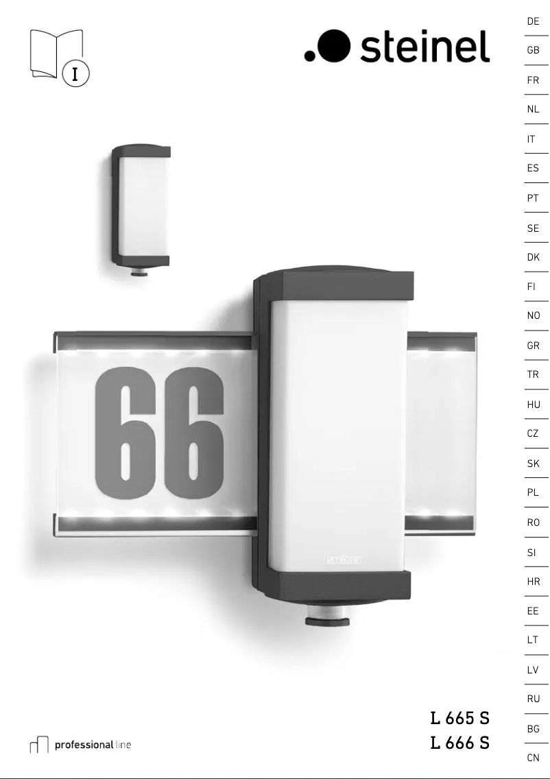 Page 1 de la notice Manuel utilisateur Steinel L 666 LED