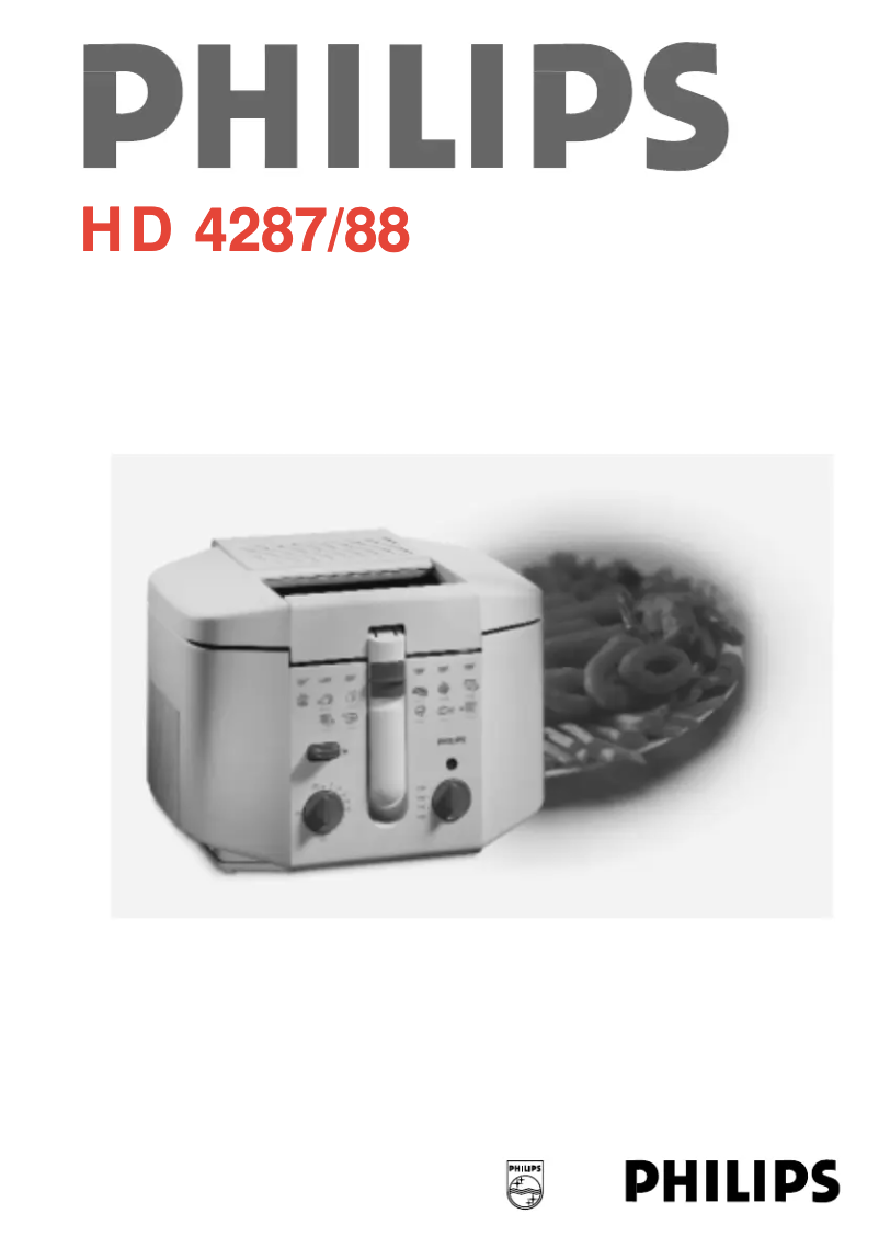 Page 1 de la notice Manuel utilisateur Philips HD4288