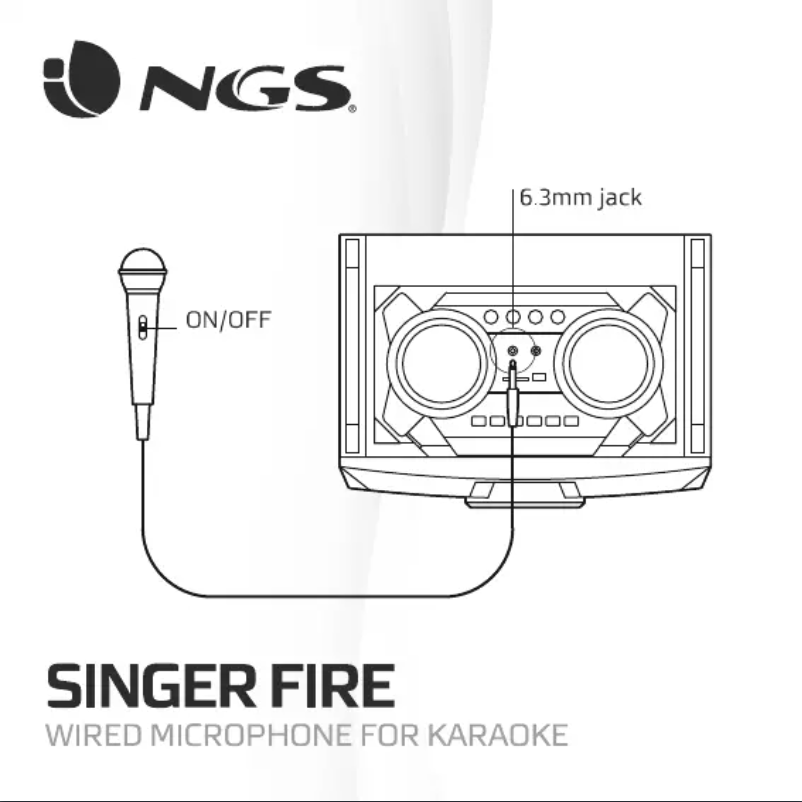 Page 1 de la notice Manuel utilisateur NGS Singer Fire