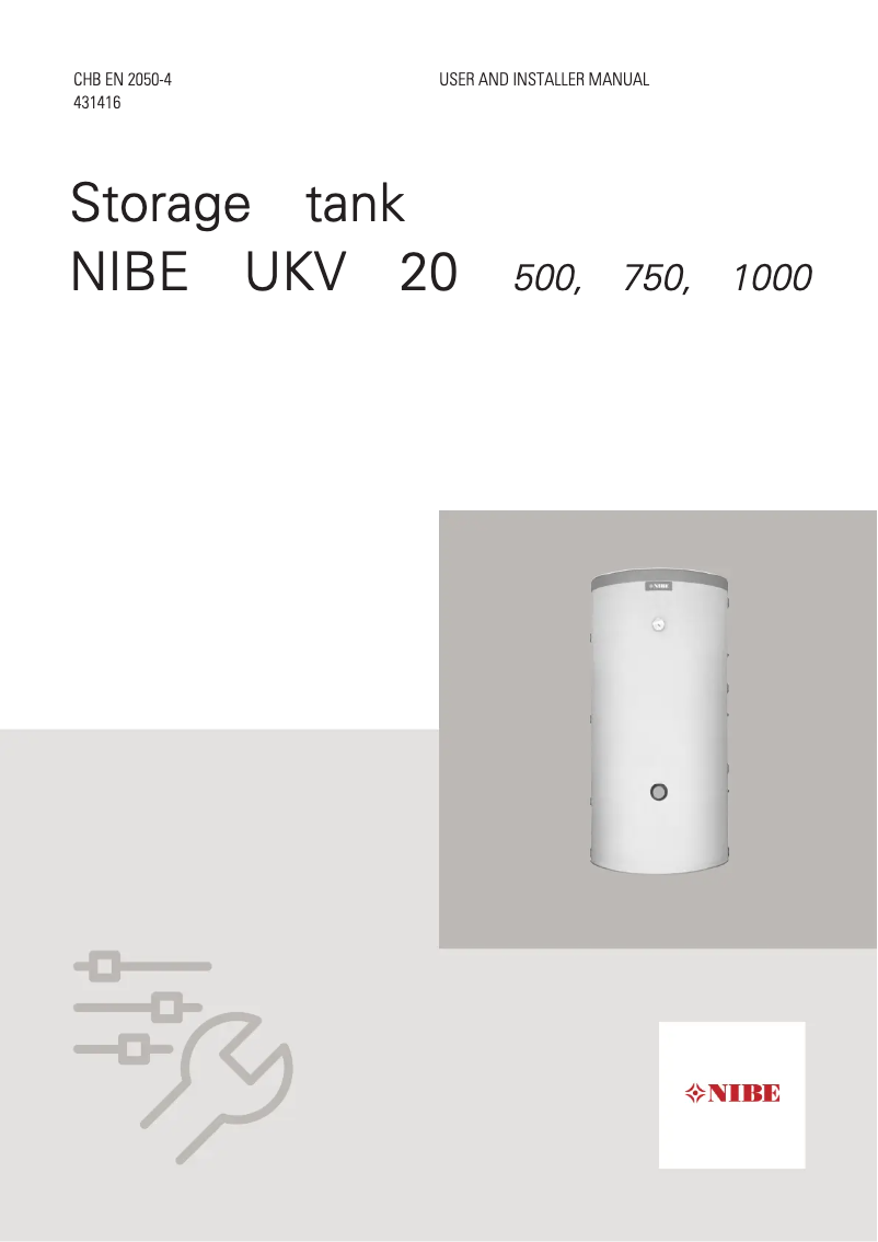 Página 1 del manual Manual de usuario Nibe UKV 200