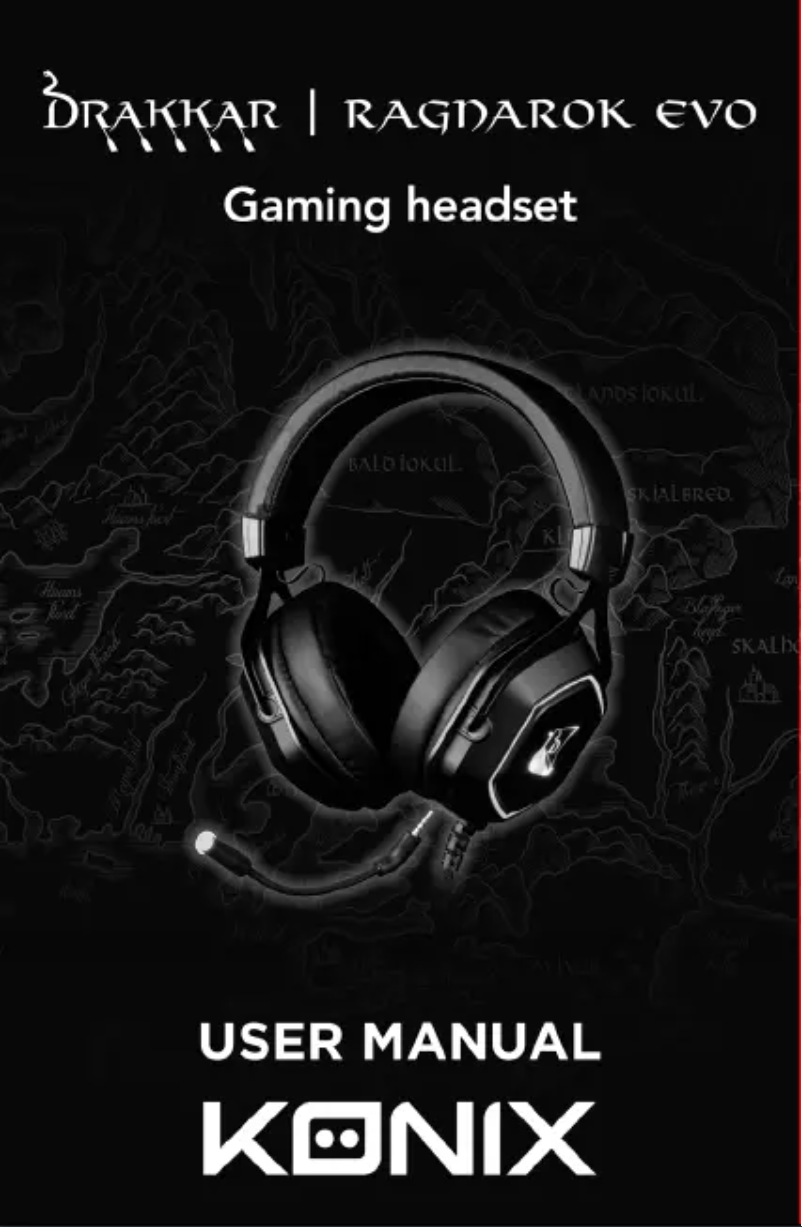 Página 1 del manual Manual de usuario Konix Ragnarok Evo