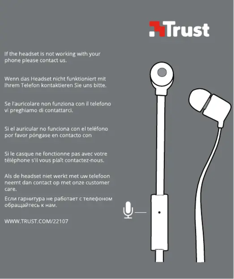 Page n°1 - Manuel utilisateur Trust 22134