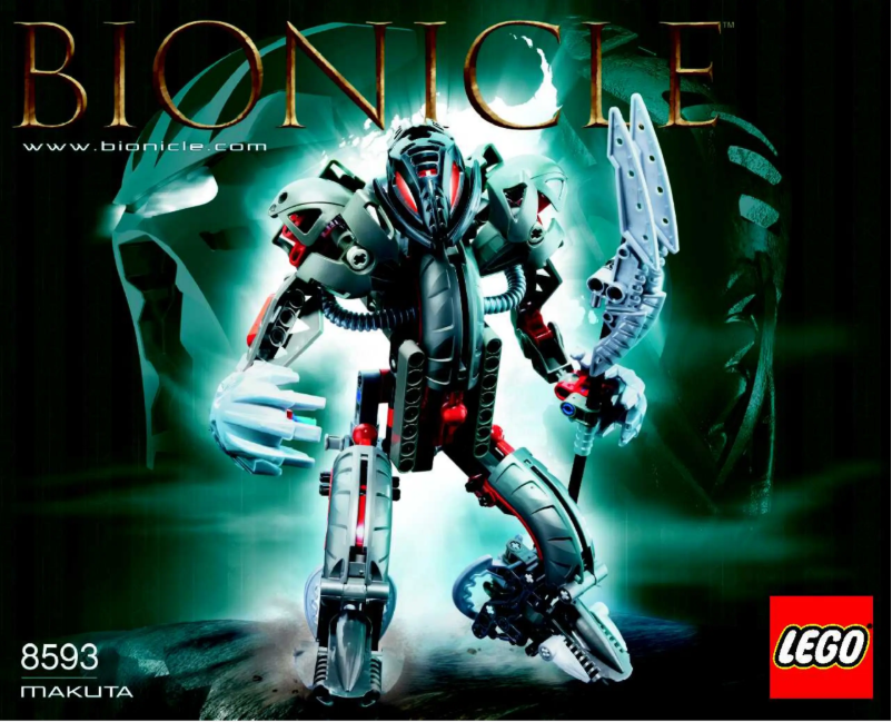 Page 1 de la notice Manuel utilisateur Lego Bionicle 8593