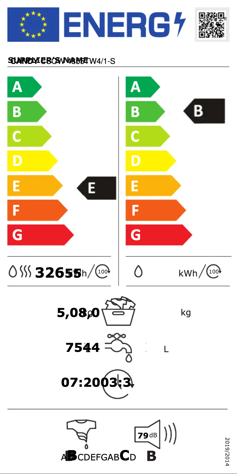 Image de la première page du manuel de l'appareil CSOW 4855TW4/1-S