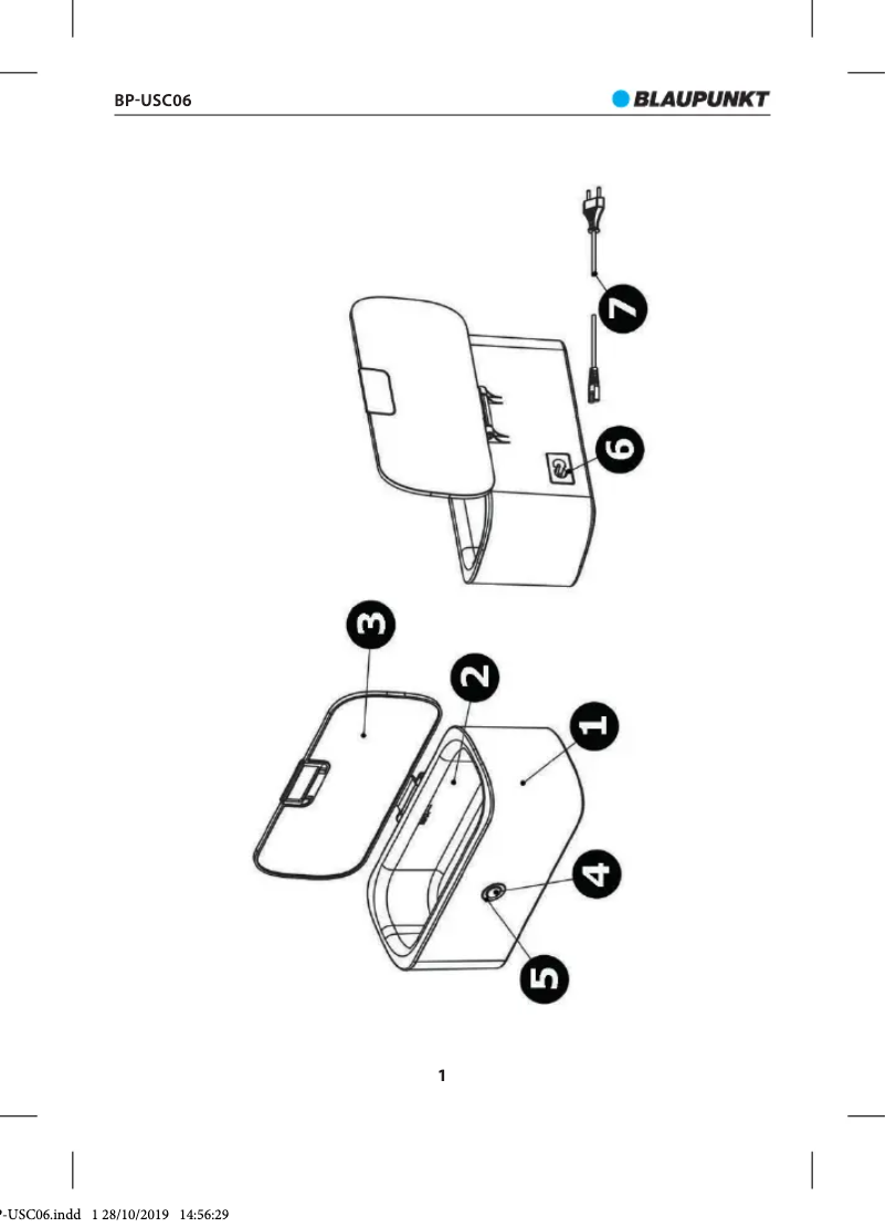 Page 1 de la notice Manuel utilisateur Blaupunkt BP-USC06