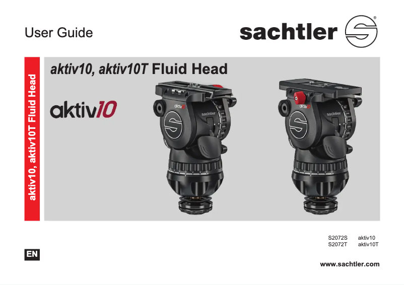 Página 1 del manual Manual de usuario Sachtler aktiv10