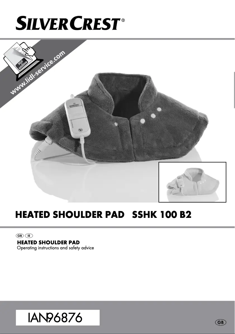 Page 1 de la notice Manuel utilisateur SilverCrest SSHK 100 B2