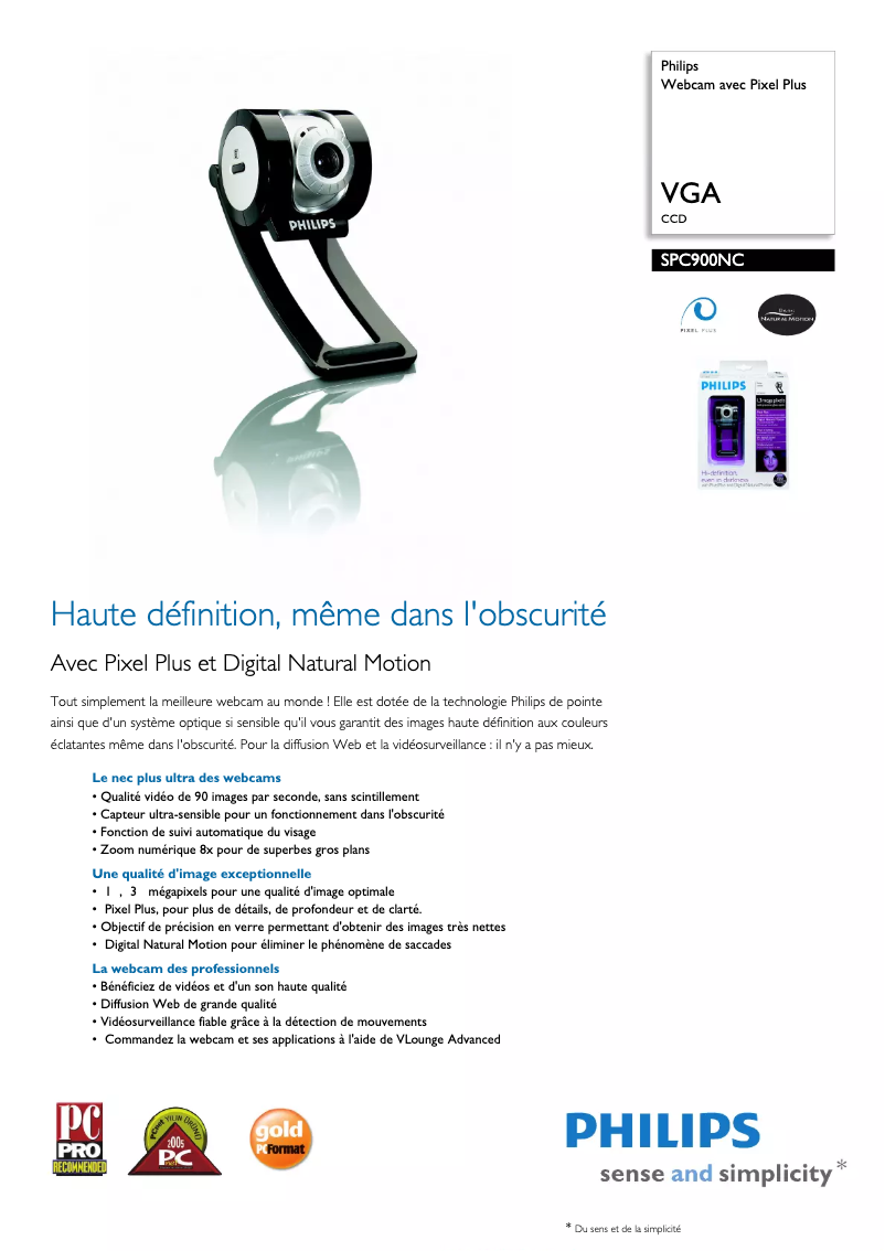 Image de la première page du manuel de l'appareil SPC900NC