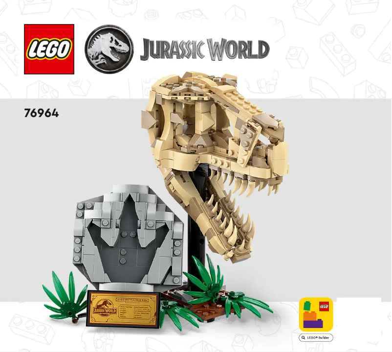 Image de la première page du manuel de l'appareil Jurassic World 76964