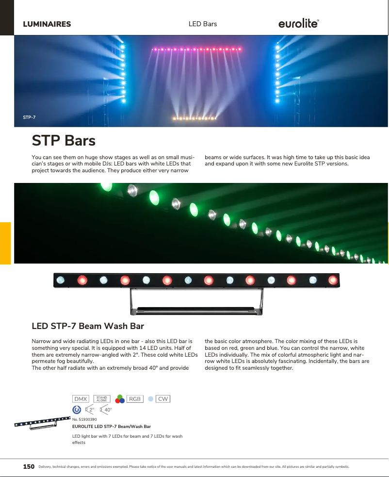 Page n°1 - Catalogue Eurolite LED STP-7