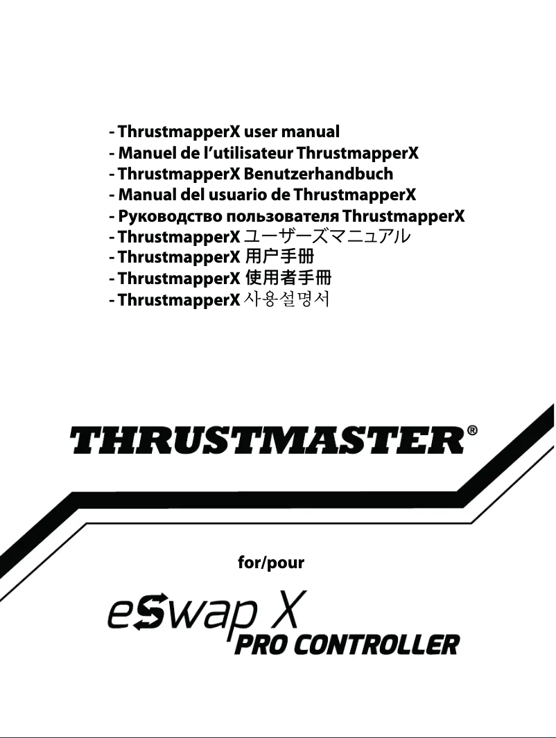 Página 1 del manual Manual de usuario Thrustmaster eSwap X Pro