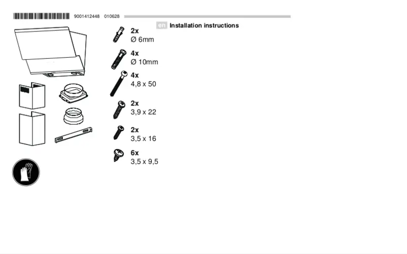 Page n°1 - Guide d'installation Siemens LC96KAJ60M