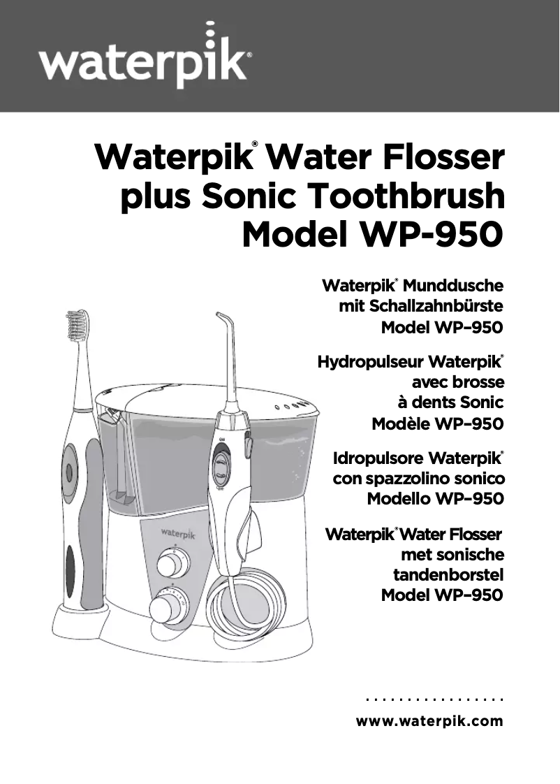 Image de la première page du manuel de l'appareil WP-950