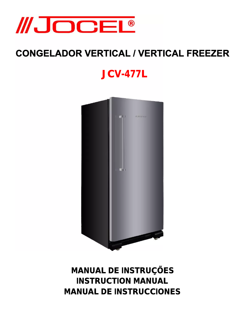 Página 1 del manual Manual de usuario Jocel JCV-477L