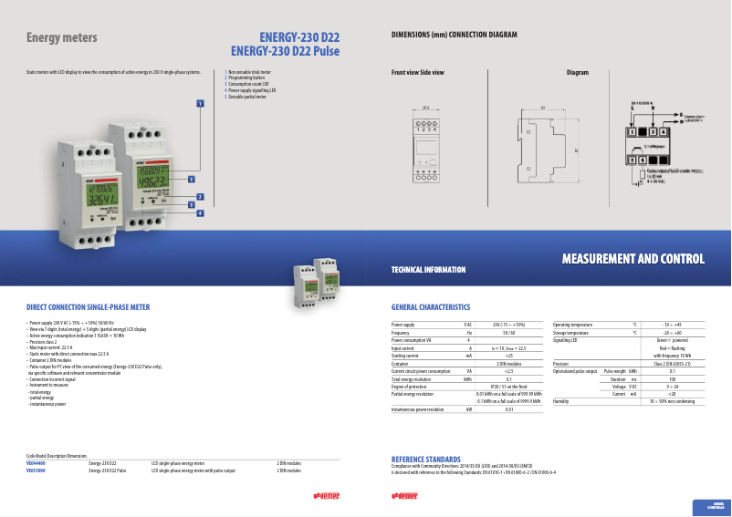 Image de la première page du manuel de l'appareil Energy-230 D22