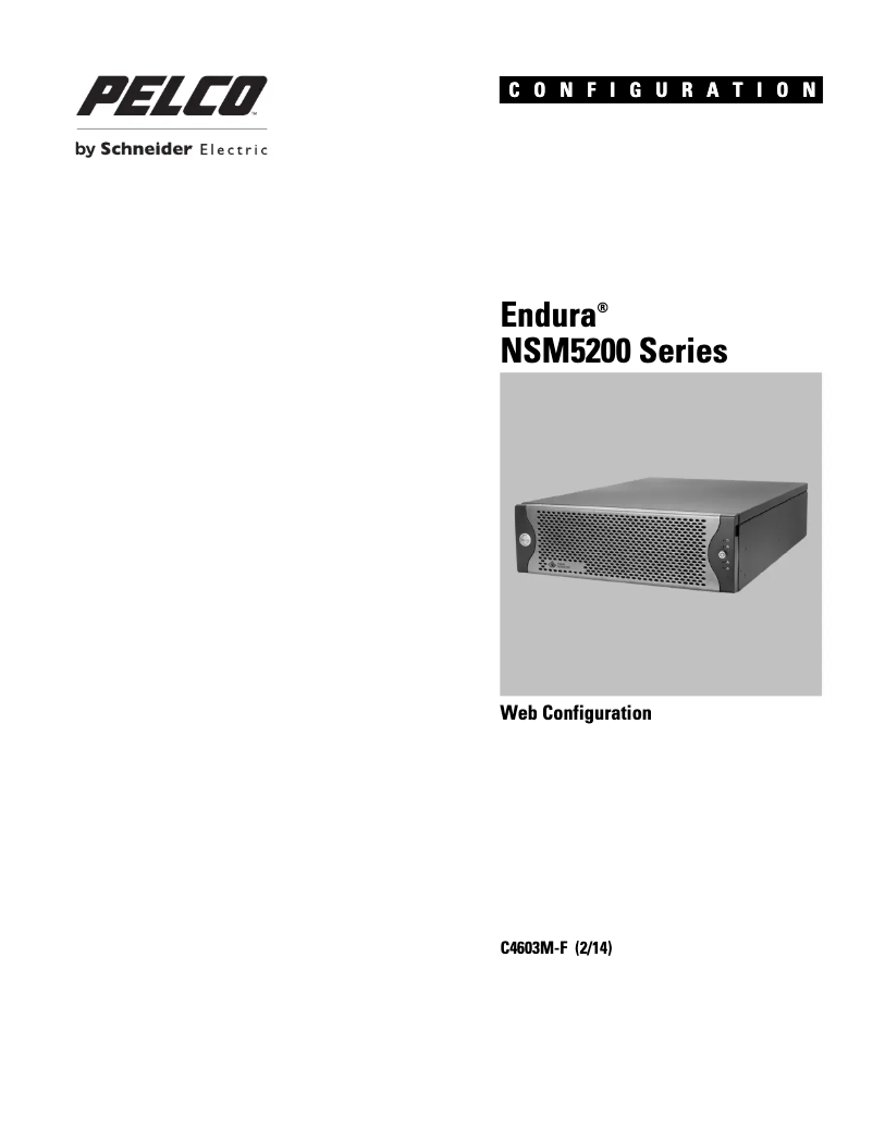 Página 1 del manual Manual de usuario Pelco NSM5200-24B